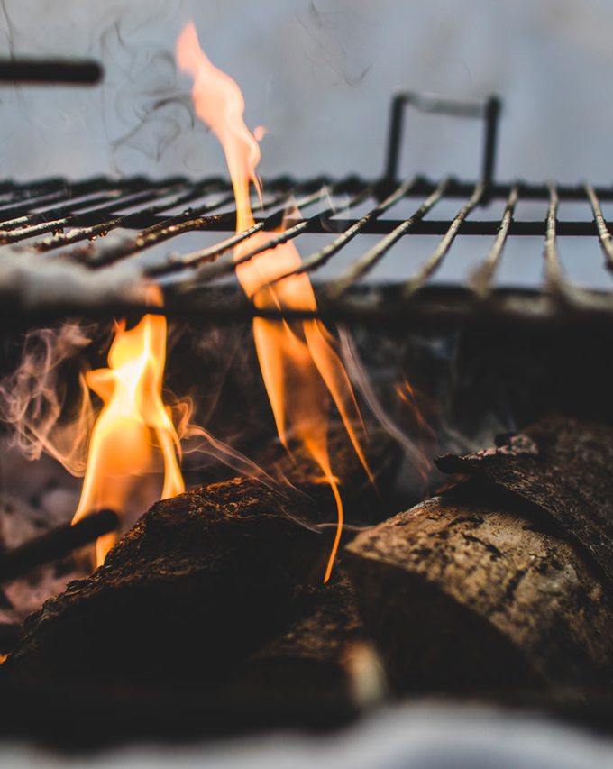 Nowoczesny grill ogrodowy