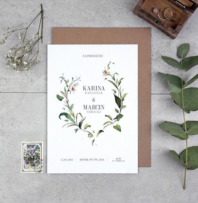 Imponująca jakość zaproszeń na ślub a także precyzyjne wykonanie w atrakcyjnej cenie
